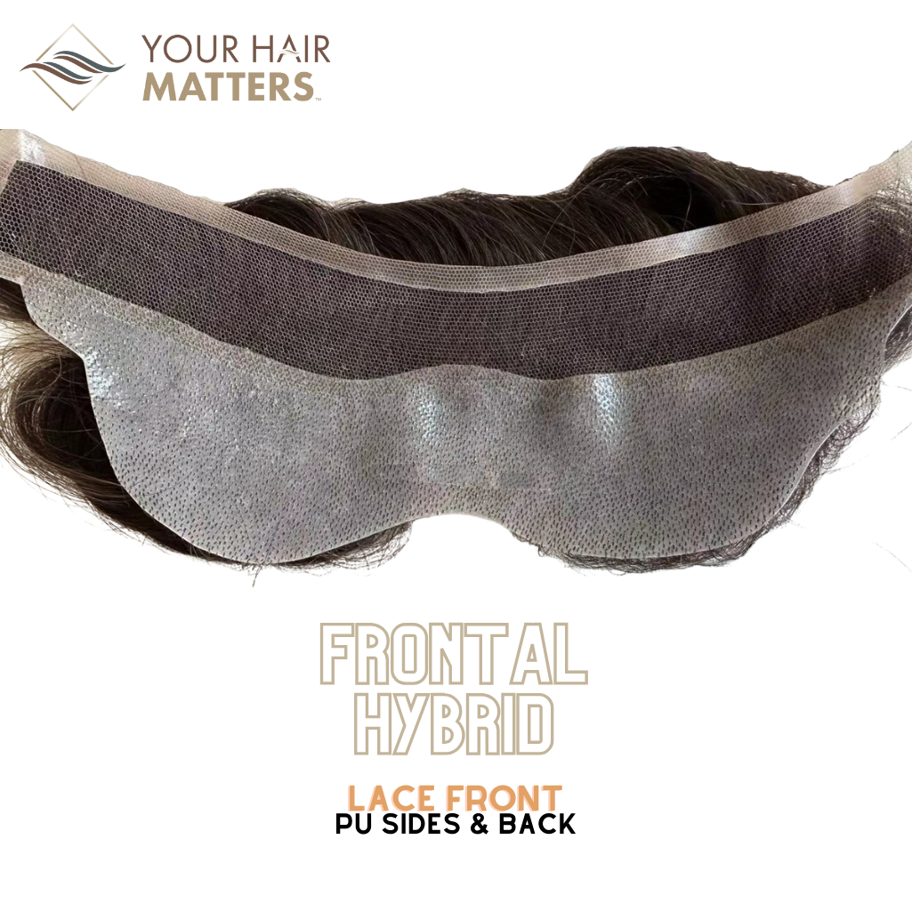 Frontal Hybrid (Lace Front / PU Sides & Back)