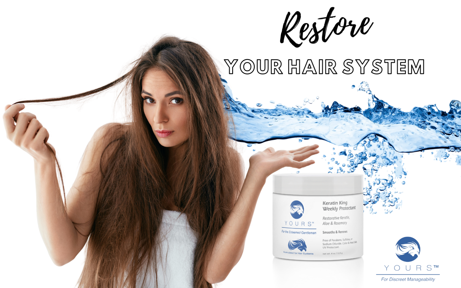 How to make my hair system feel new again | How to make your hair system last longer | How to remove the frizz from a hair system | What products can I use to make the hair system look new again | Keratin King Weekly Treatment | Hair System Products | Hair System Care Products 