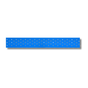 Blue Hole Punch Strips