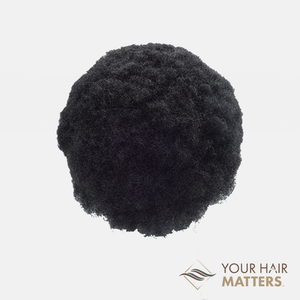 ABOVE SHOT OF FULL CAP AFRO MONO | MENS MONO HAIR SYSTEM | MENS TOUPEE | MENS HAIR SYSTEM | YOUR HAIR MATTERS | HAIR LOSS SOLUTIONS FOR MEN